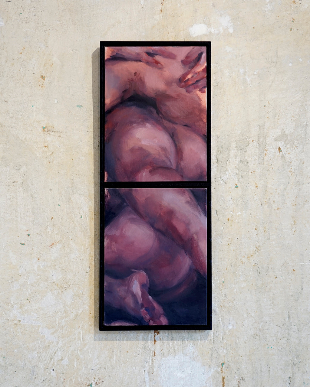 Scale by Alyssa Tang oil and charcoal painting on canvas