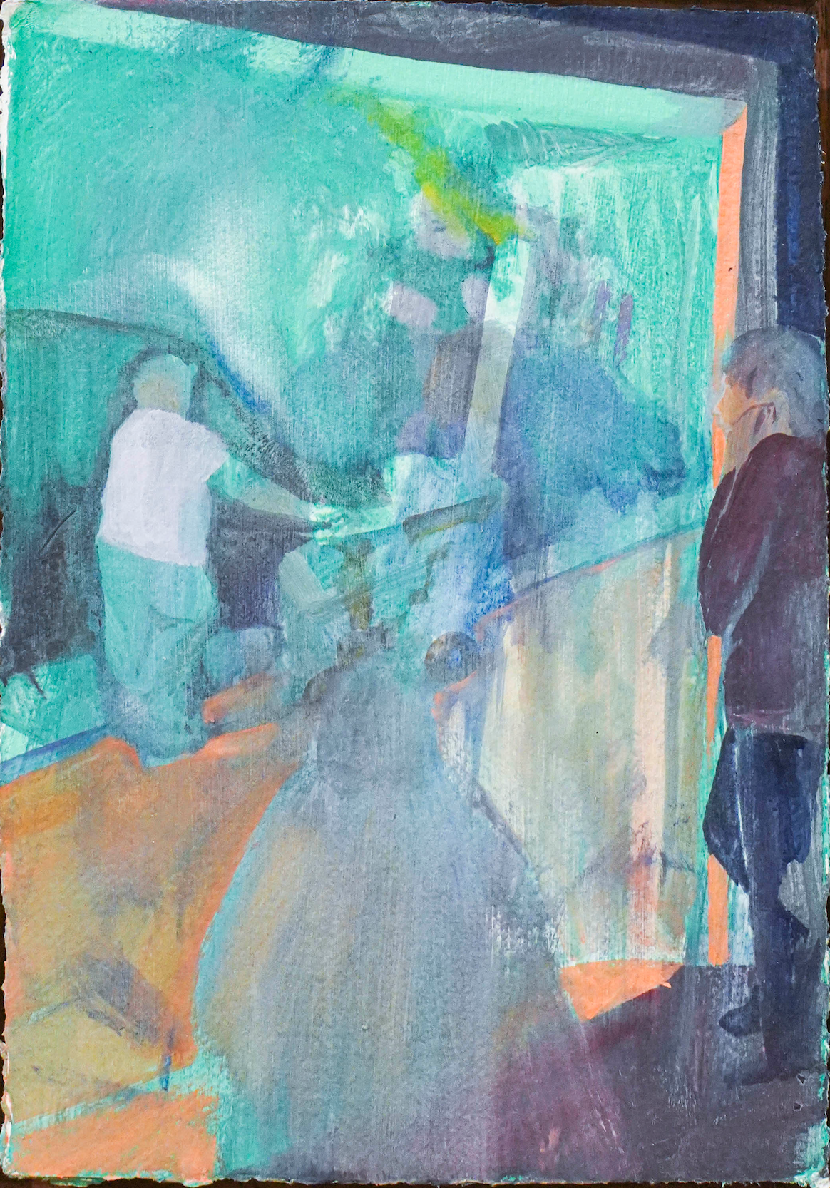 Camotero by Kitty Rice watercolor artwork on paper