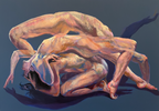 In Sync XVII Original Painting by Karlos Ibarra