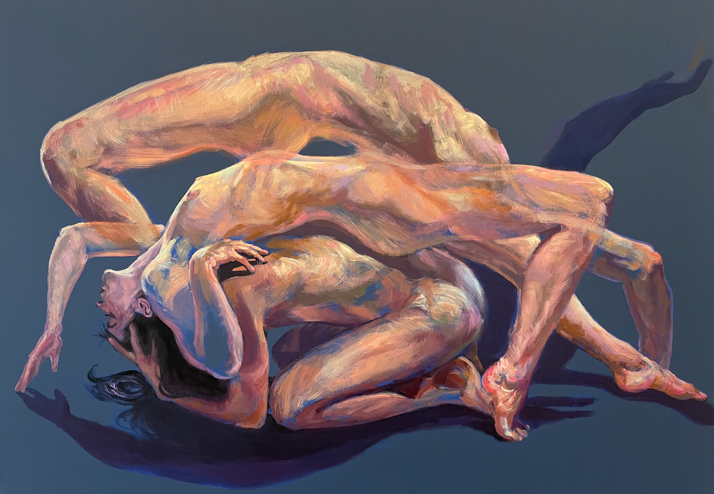 In Sync XVII Original Painting by Karlos Ibarra