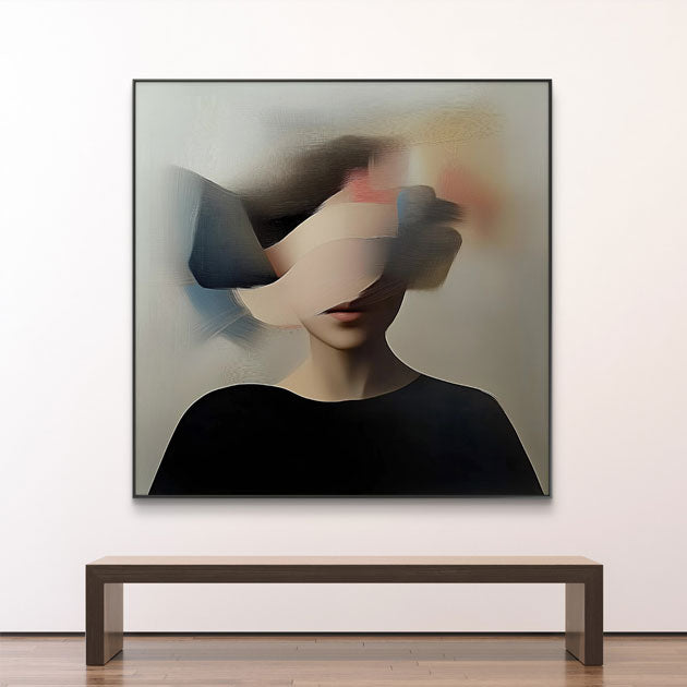 Self Assemble 1 original oil painting by JoCa on canvas