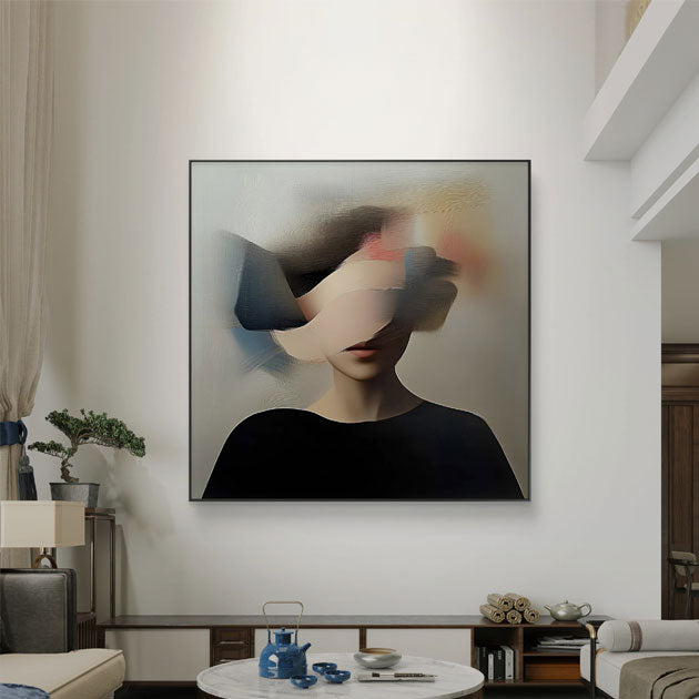 Self Assemble 1 original oil painting by JoCa on canvas
