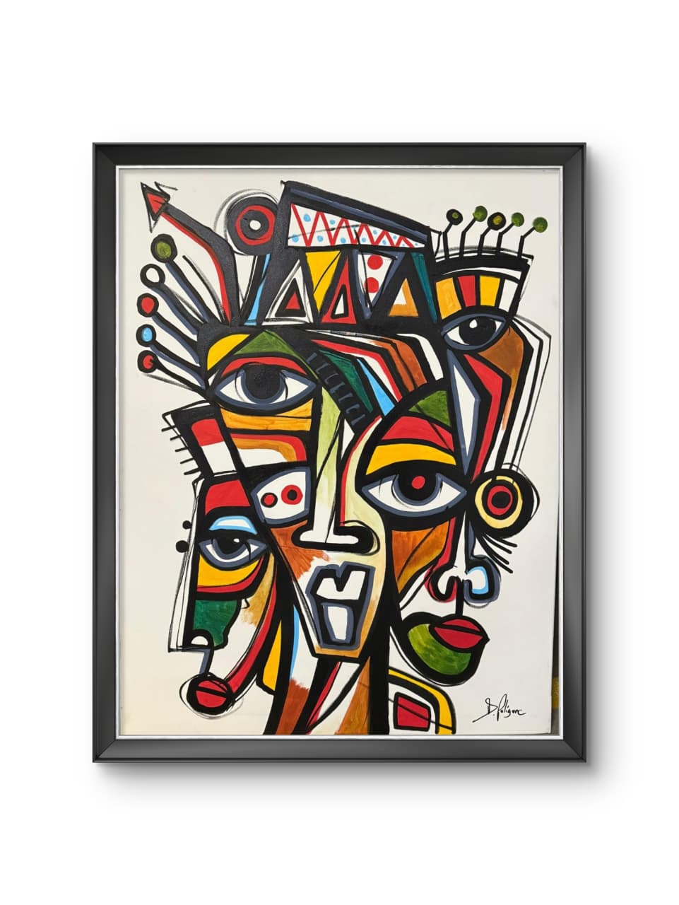 Special Night by Daniel de Polignac Unique Acrylic Painting