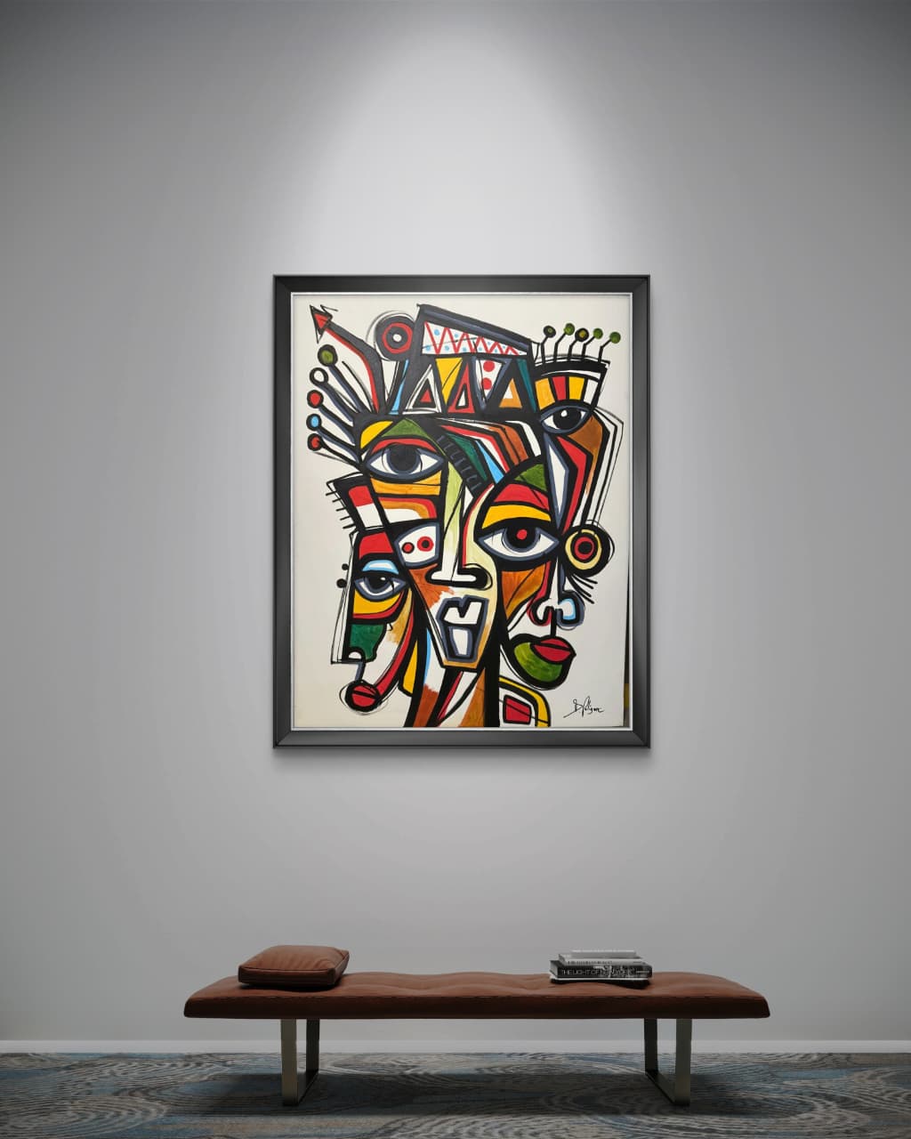 Special Night by Daniel de Polignac Unique Acrylic Painting