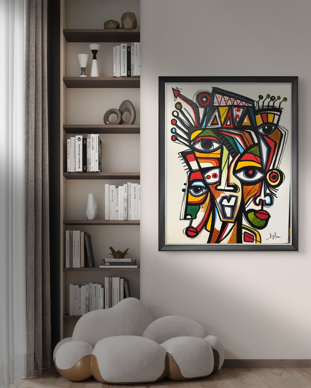 Special Night by Daniel de Polignac Unique Acrylic Painting