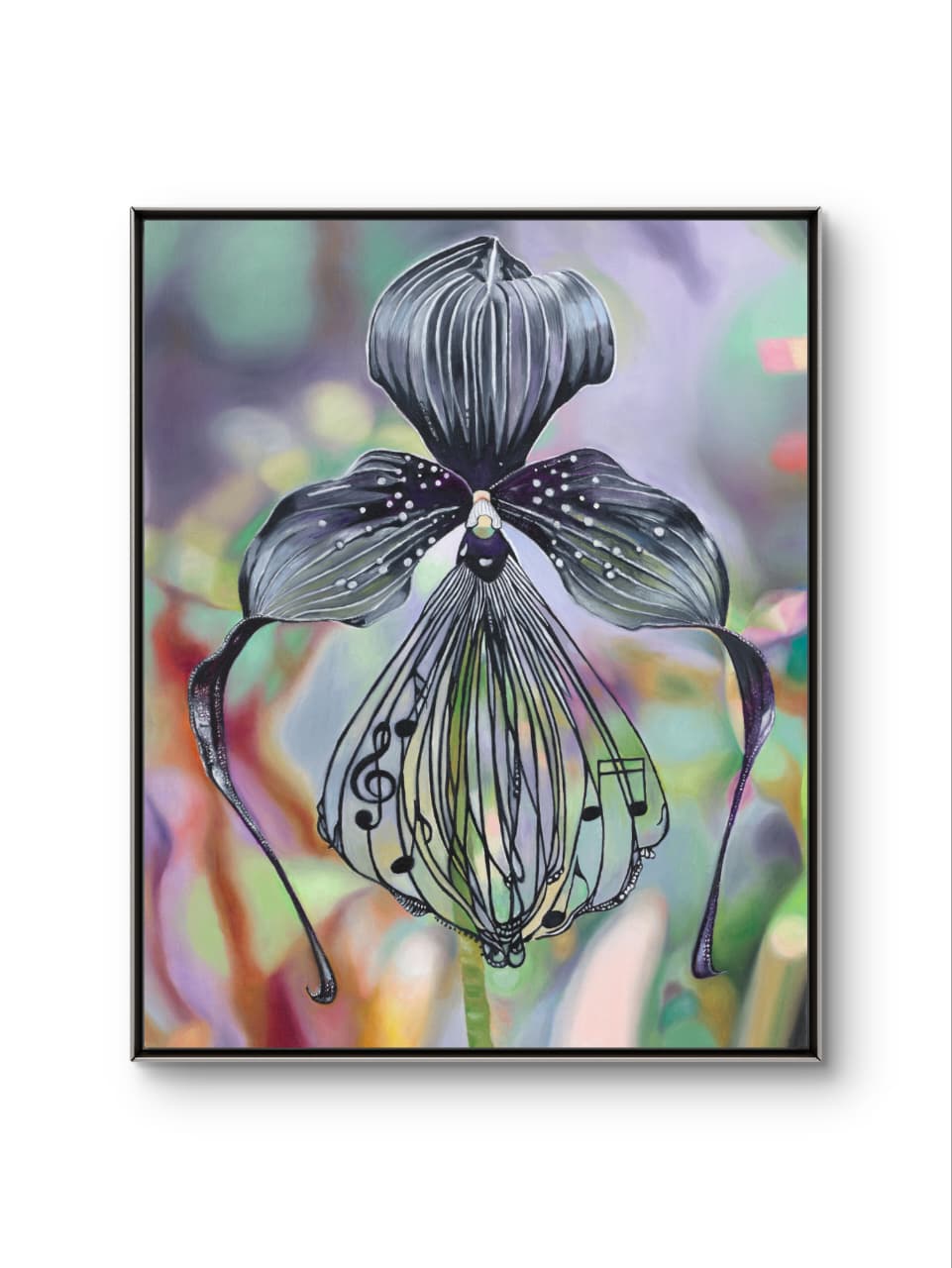 Spider and I by Pia Dehne Original Contemporary Oil Painting