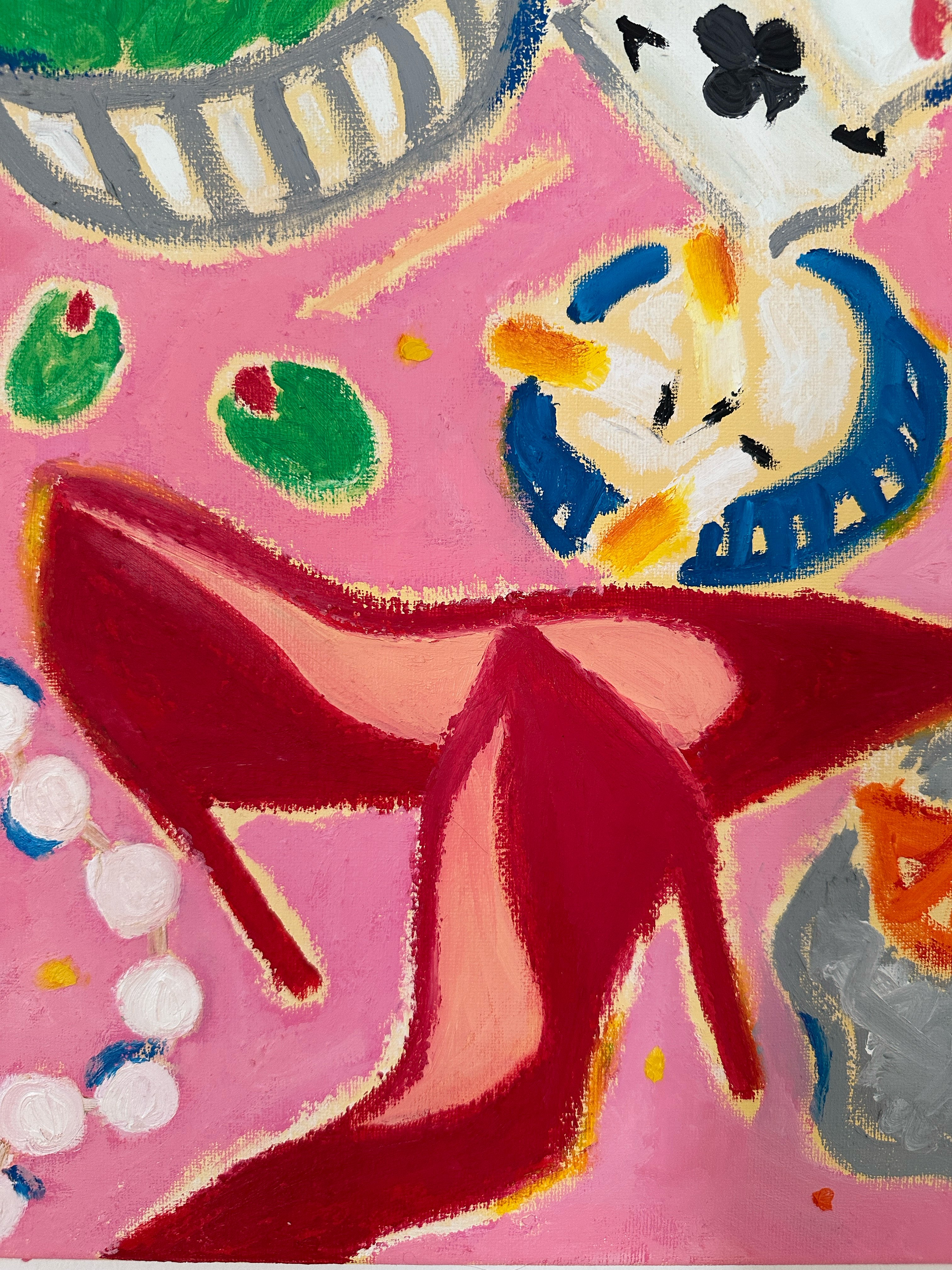 Summer Soirée Artwork by Natasha Joseph oil painting on canvas