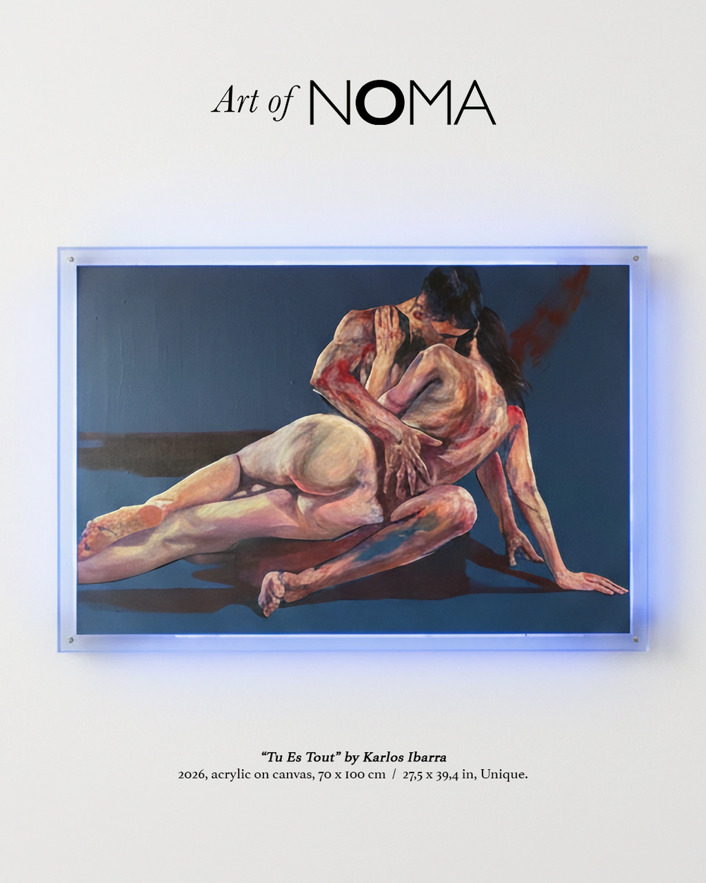 Tu Es Tout, painting by Karlos Ibarra — Art of NOMA