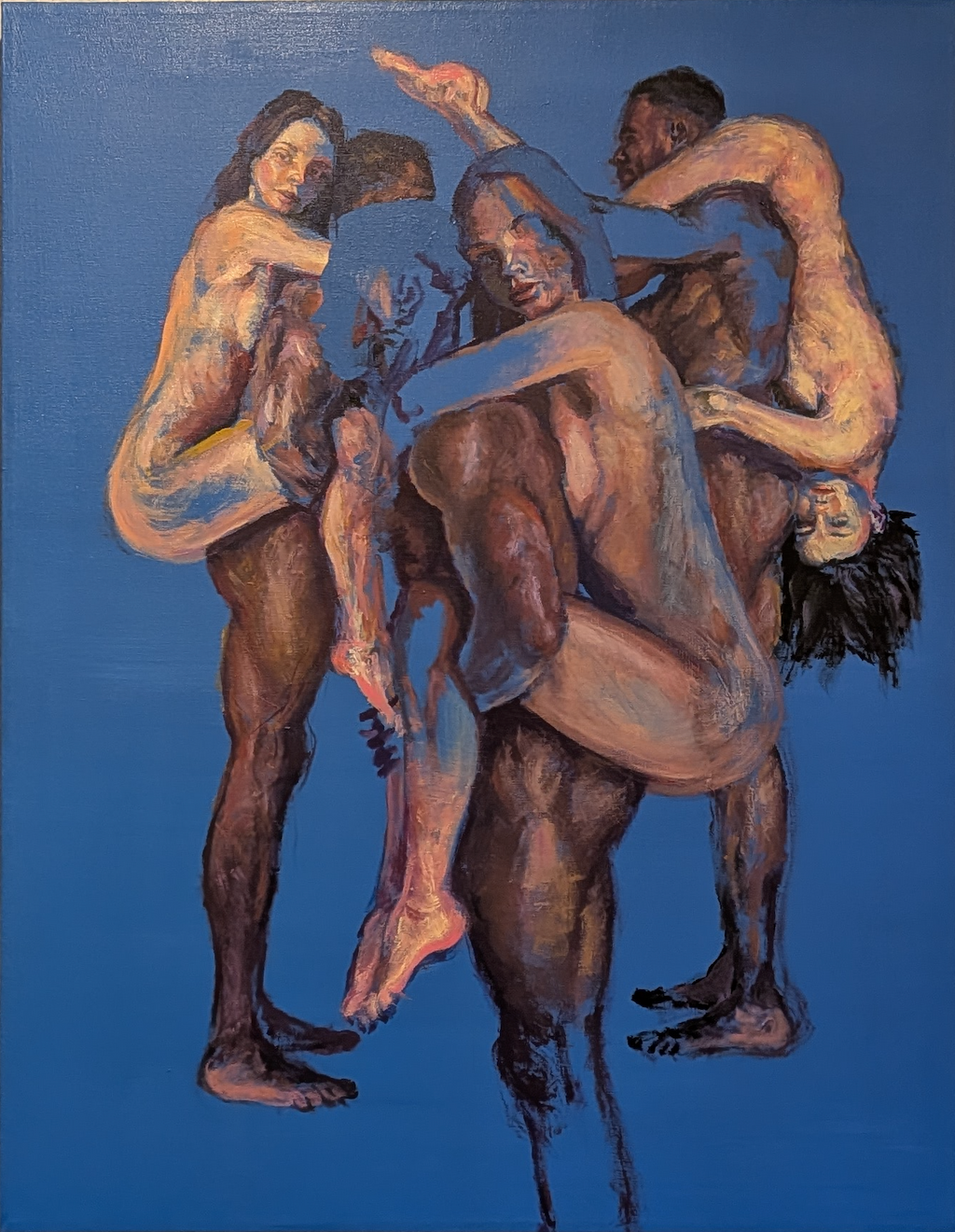 Tendre Complicité II, painting by Karlos Ibarra — Art of NOMA