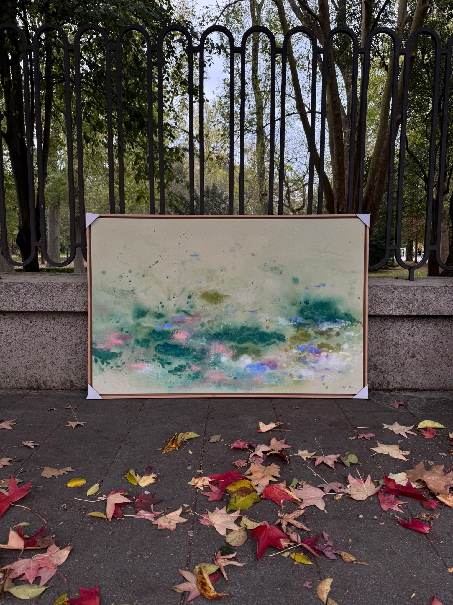 Terreno fértil Original Painting by Nuria Oliva