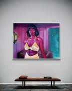 The Green Door by Lanise Howard Unique Oil Painting