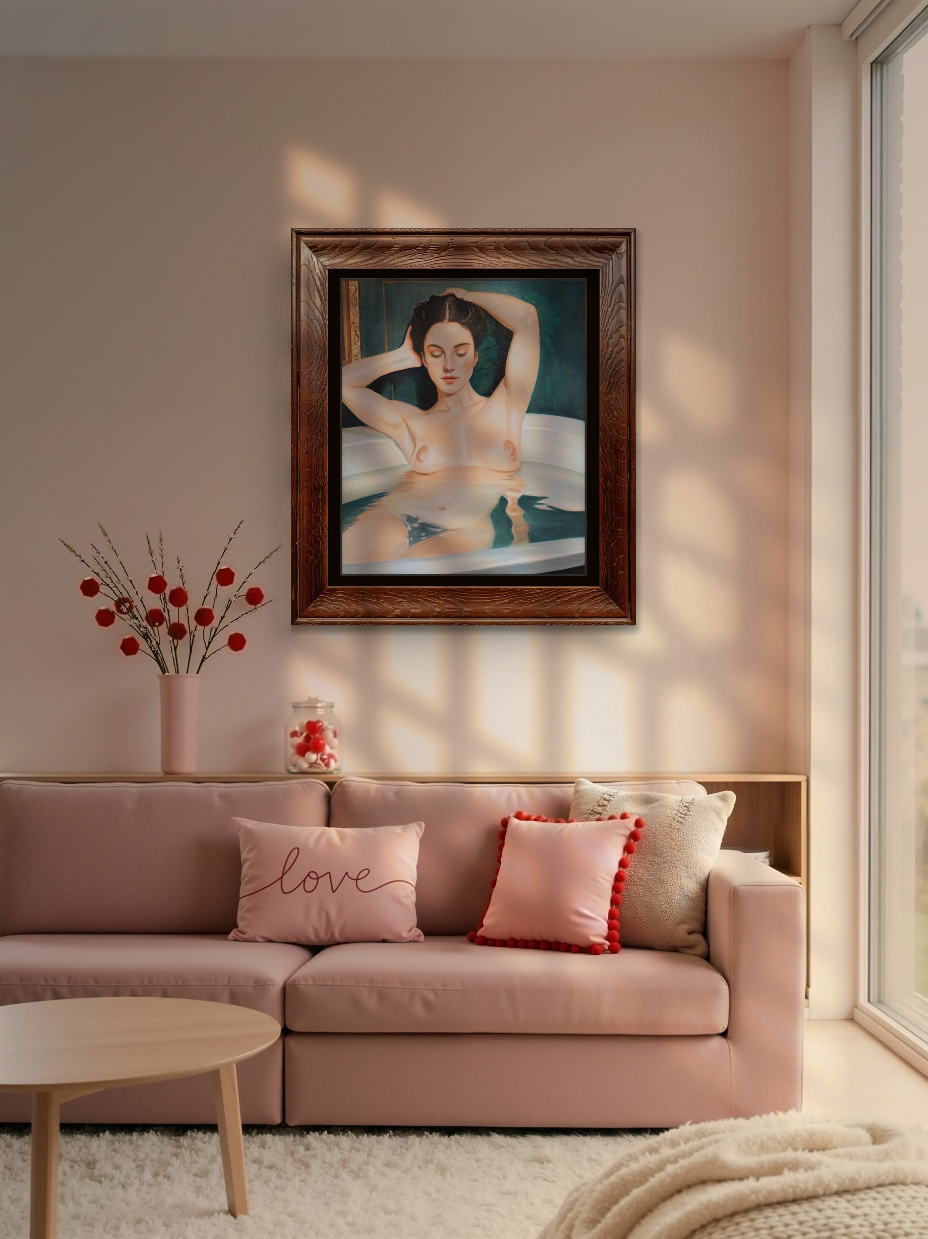 The Night Before The War Original Painting by Su Lin Casanova