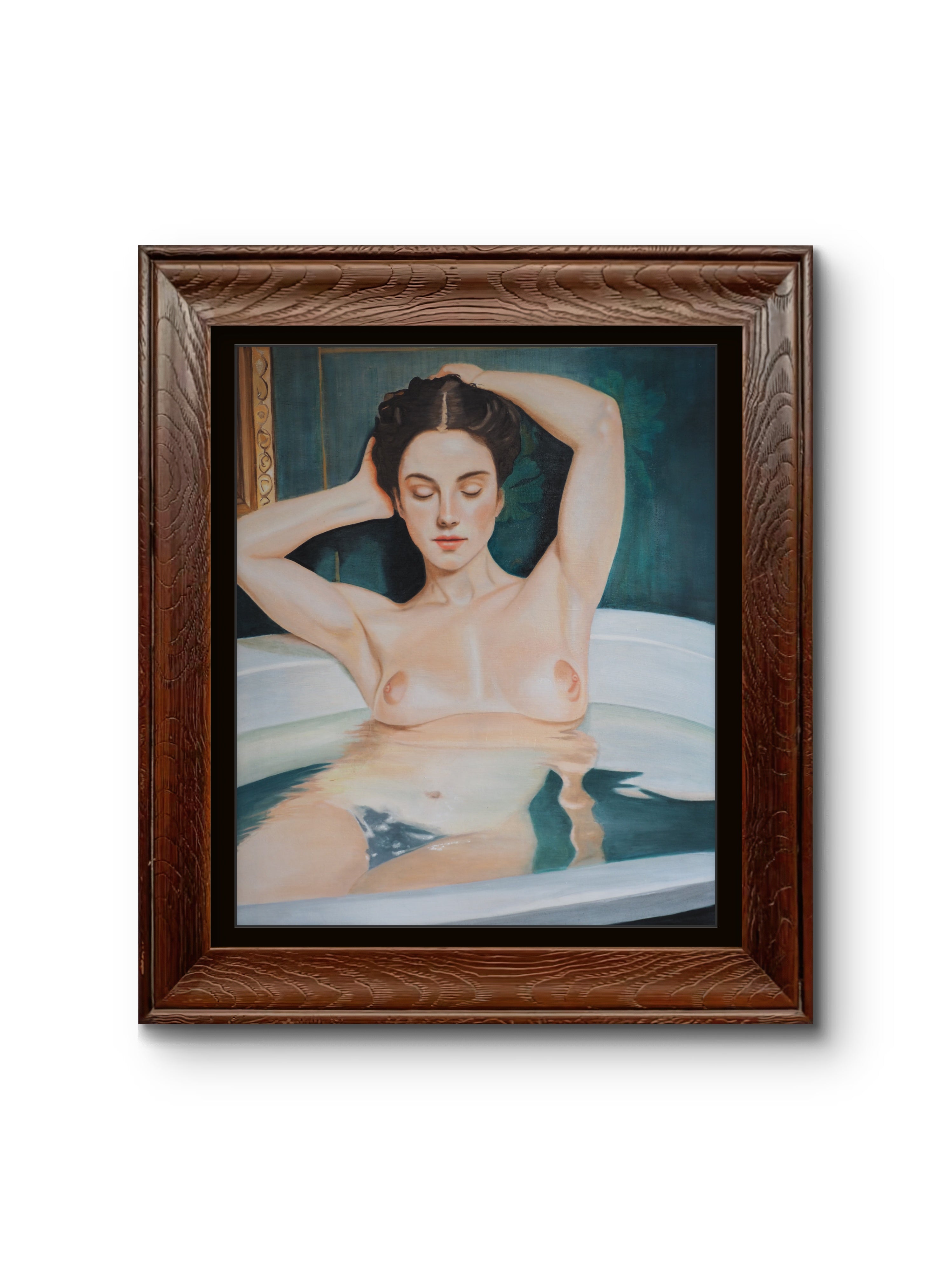 The Night Before The War Original Painting by Su Lin Casanova