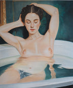 The Night Before The War Original Painting by Su Lin Casanova