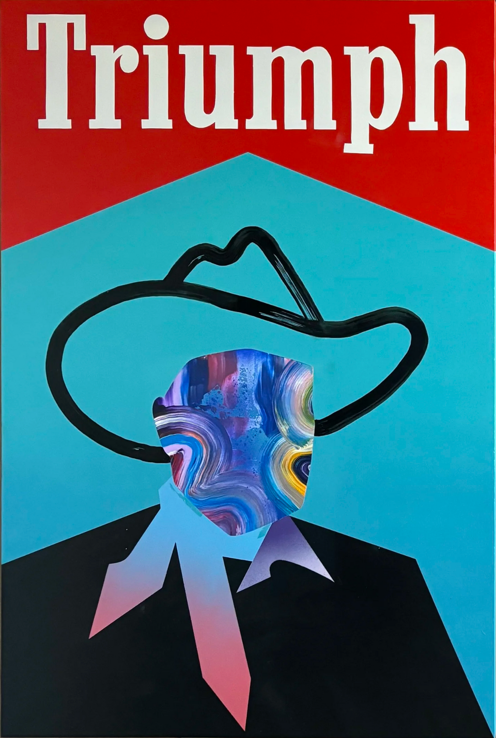 Triumph by Gareth Stehr acrylic and aerosol contemporary painting