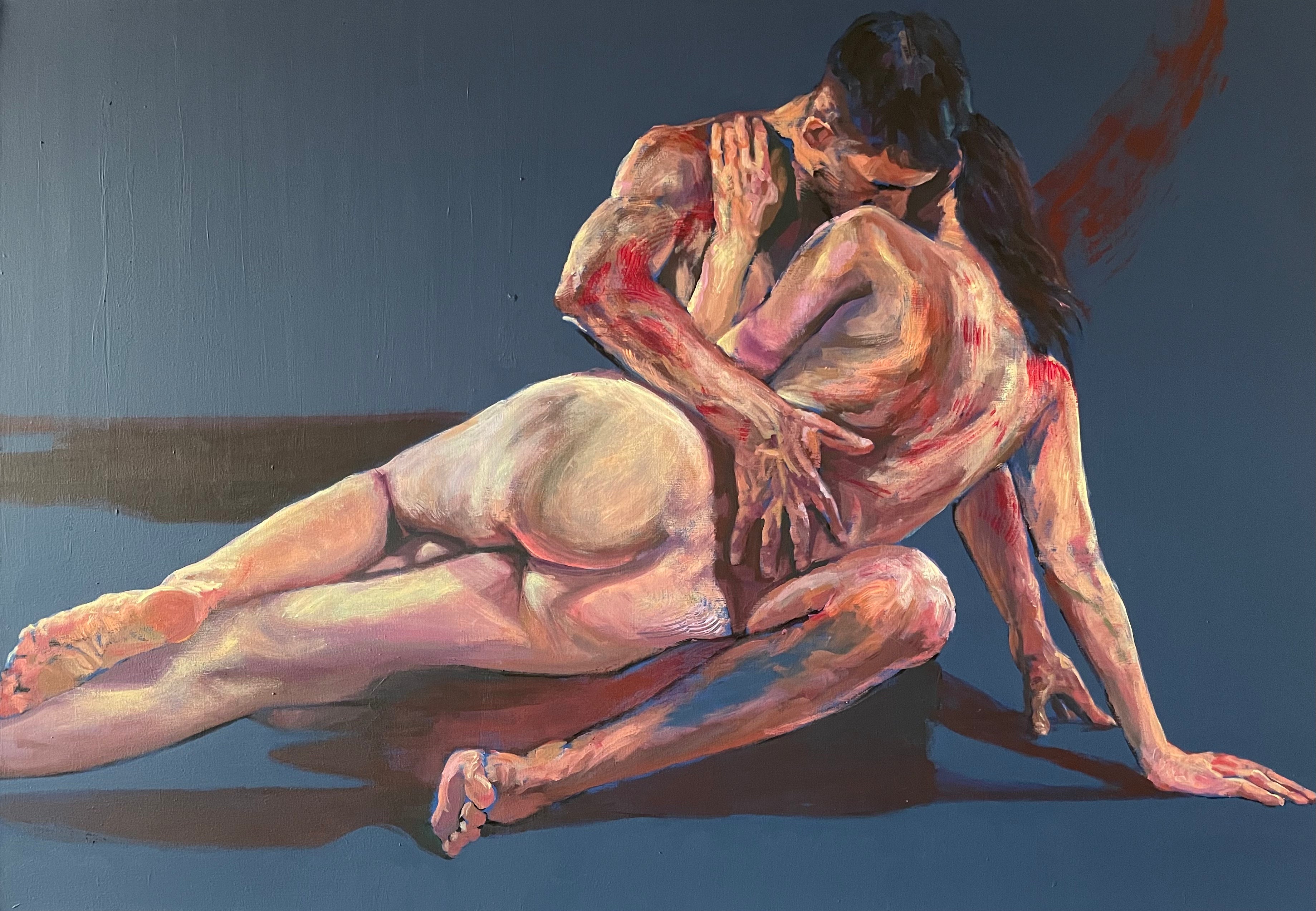 Tu Es Tout Original Painting by Karlos Ibarra