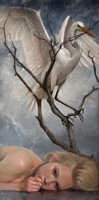 Twig Original Painting by Aurora Kalos