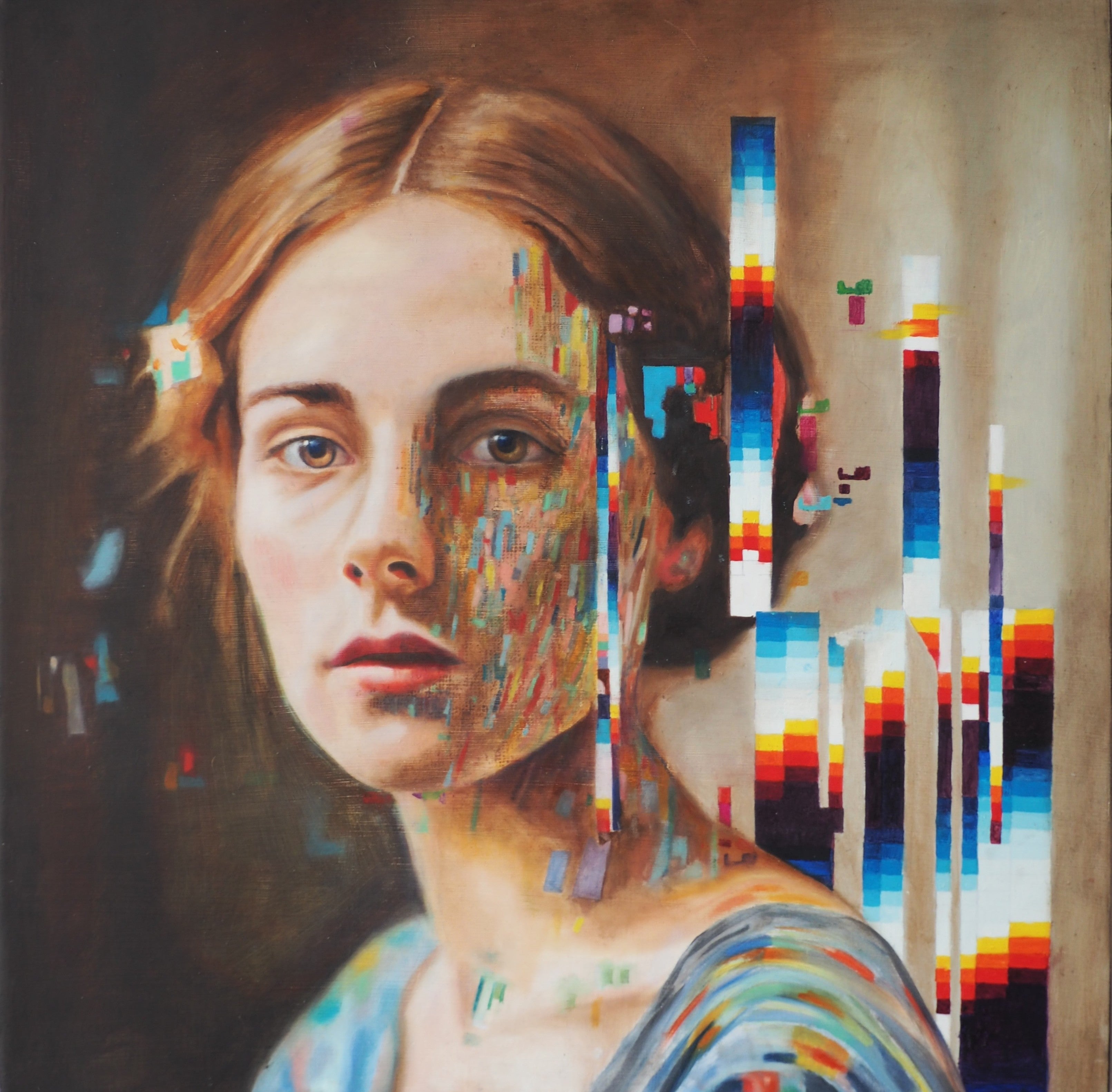 Unbroken Original Painting by Su Lin Casanova