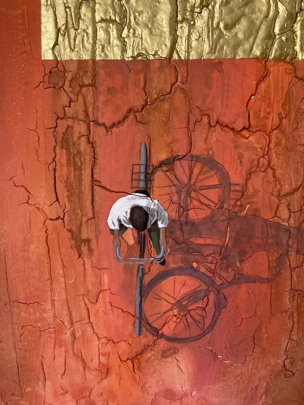 Rodando by Fermín Ferrer Unique Mixed Media Artwork