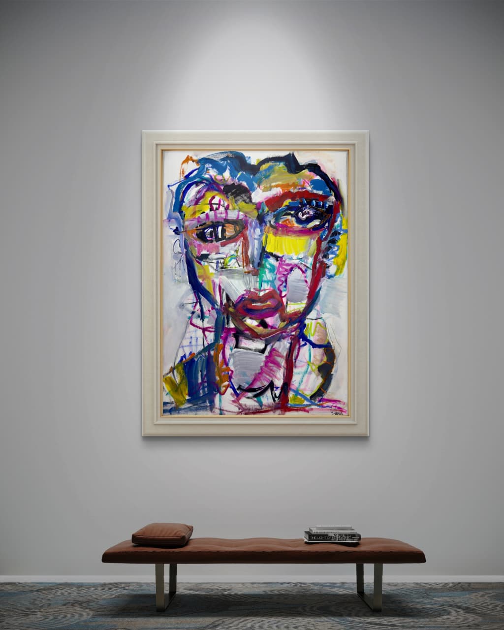 Untitled I by Giselle Fenig Unique Mixed Media Artwork