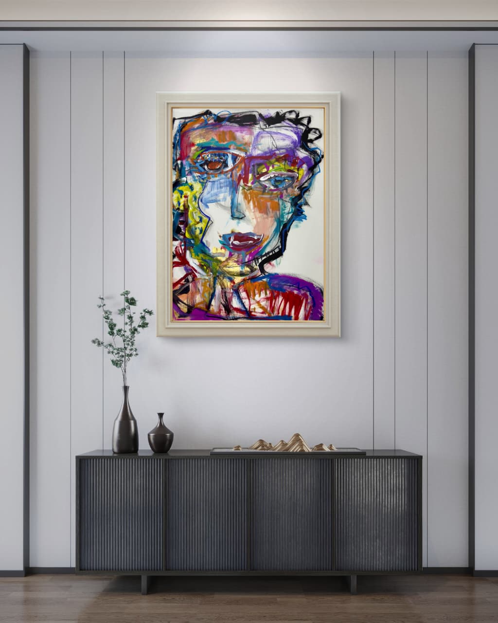 Untitled II by Giselle Fenig Unique Mixed Media Artwork