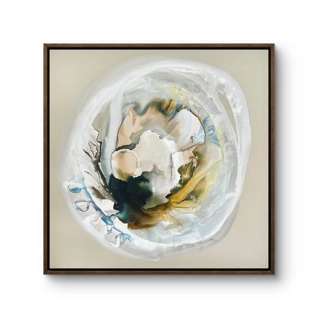 SOUL 01 original mixed media painting by Genoveva Kelleher on canvas