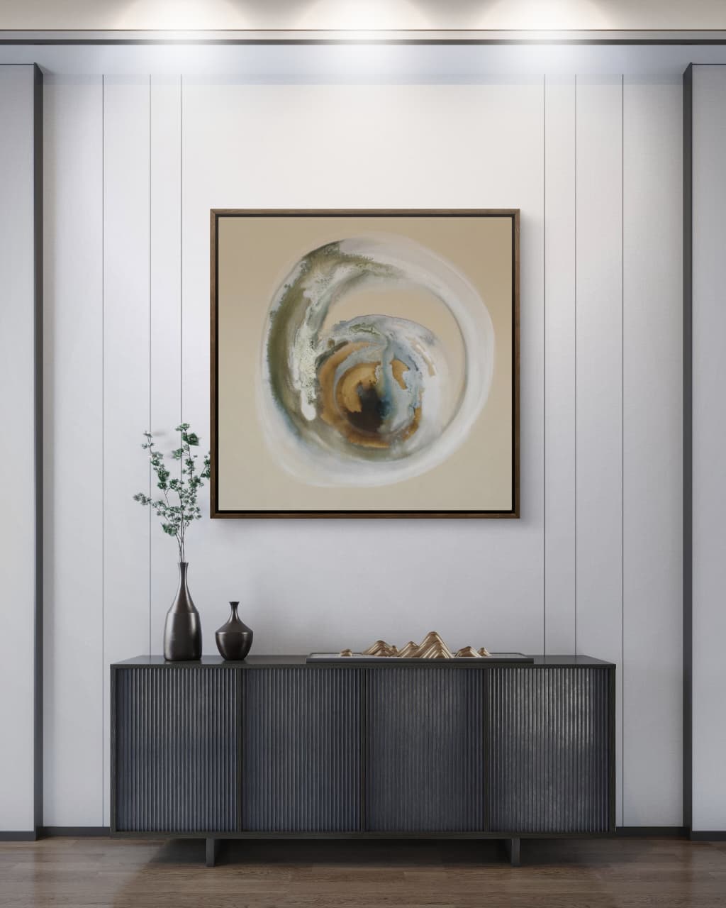SOUL 02 original mixed media painting by Genoveva Kelleher on canvas