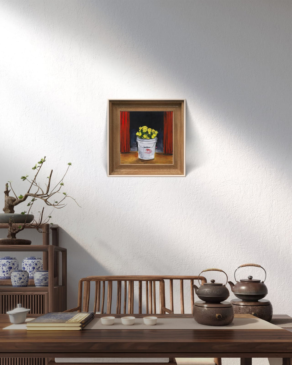 Un Poema original oil painting by Jordi Alós on canvas panel