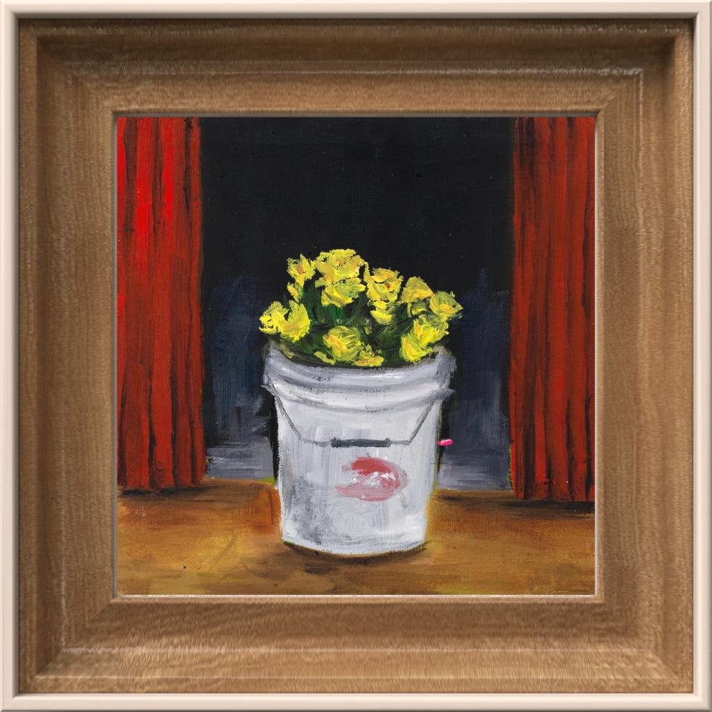 Un Poema original oil painting by Jordi Alós on canvas panel