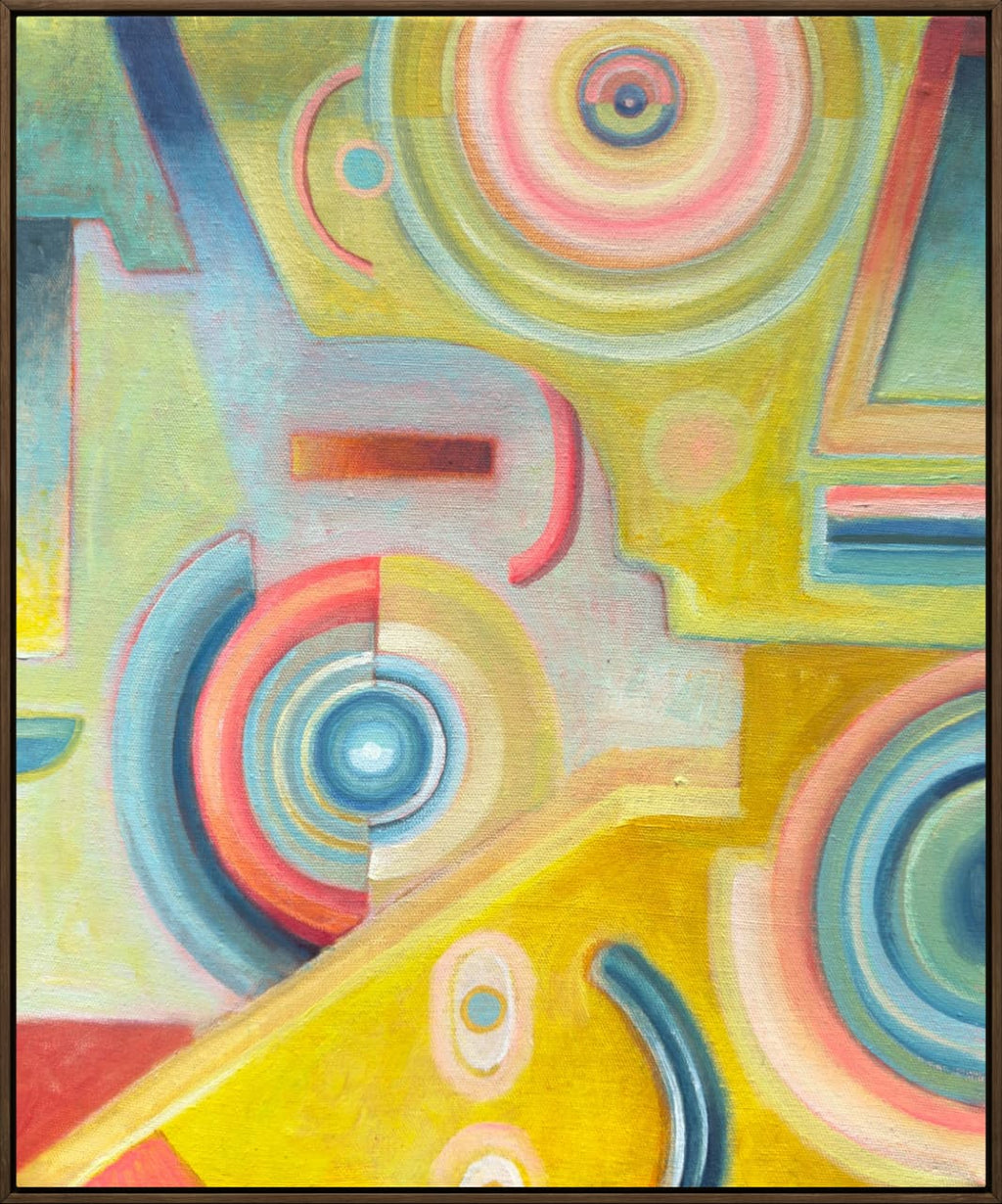 Perdiendo la forma 1 original acrylic painting by Jorge Tellaeche on canvas