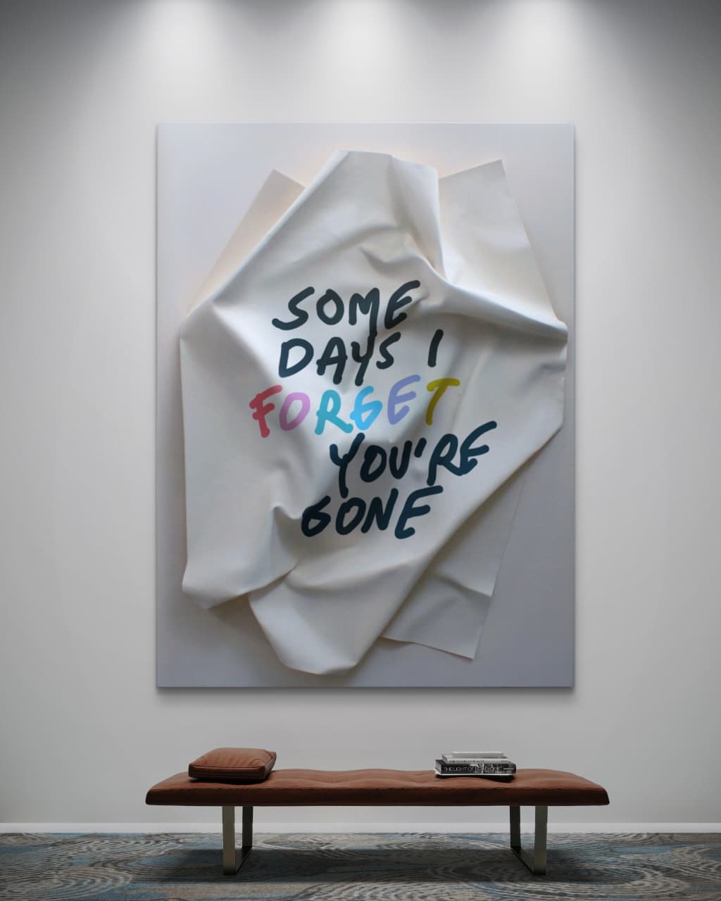 Anotaciones (Some Days) by Ricardo Luévanos limited-edition mixed media artwork
