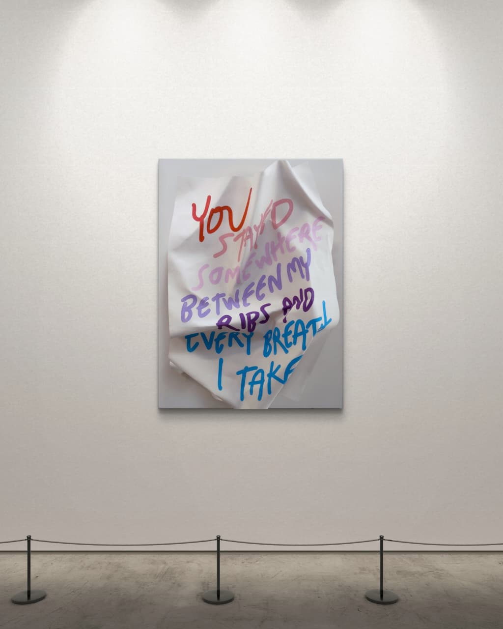 Anotaciones (Between My Ribs) by Ricardo Luévanos limited-edition mixed media artwork