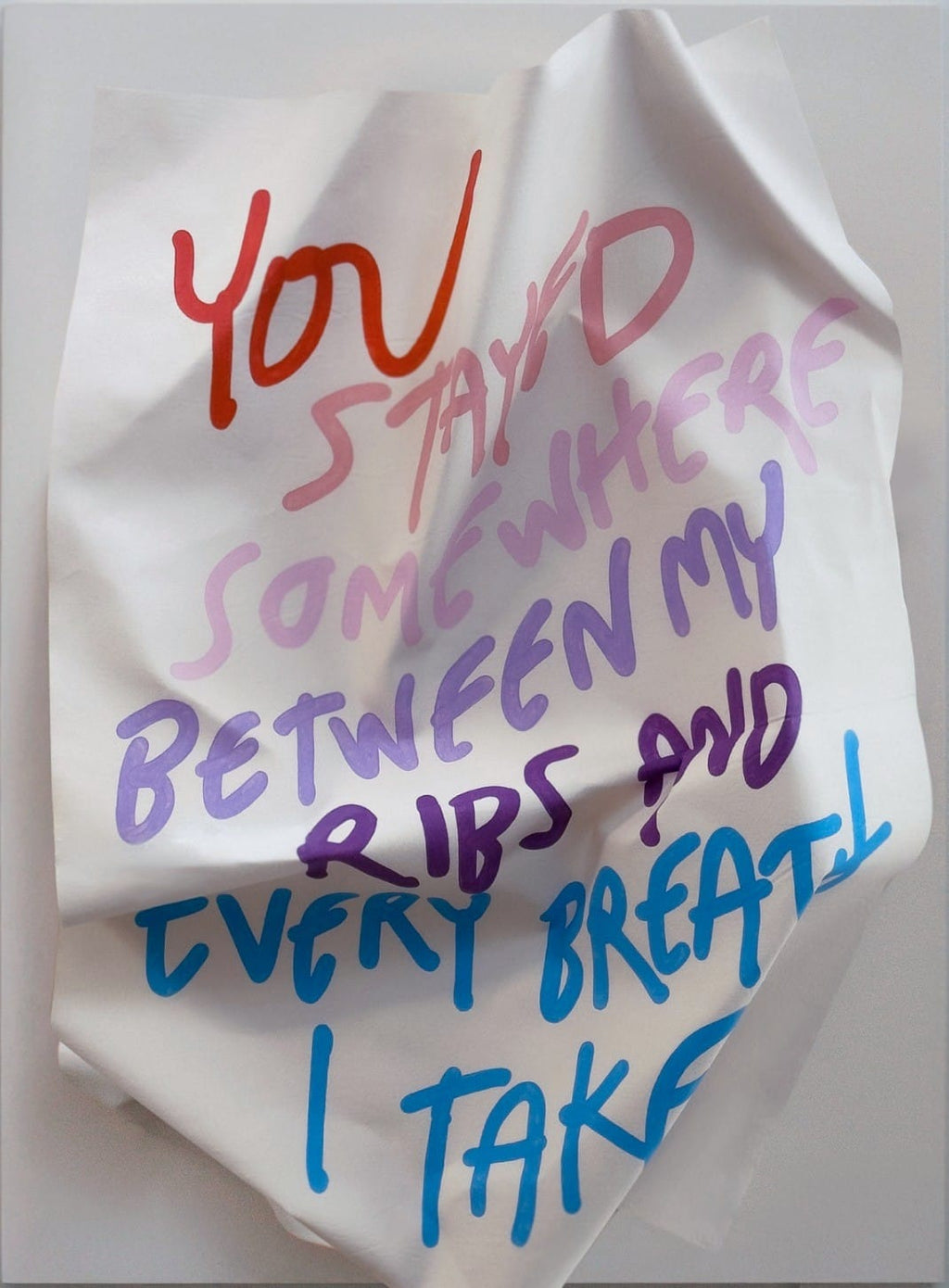 Anotaciones (Between My Ribs) by Ricardo Luévanos limited-edition mixed media artwork