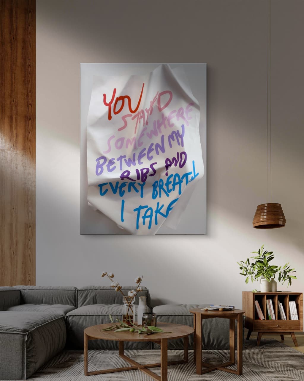 Anotaciones (Between My Ribs) by Ricardo Luévanos limited-edition mixed media artwork