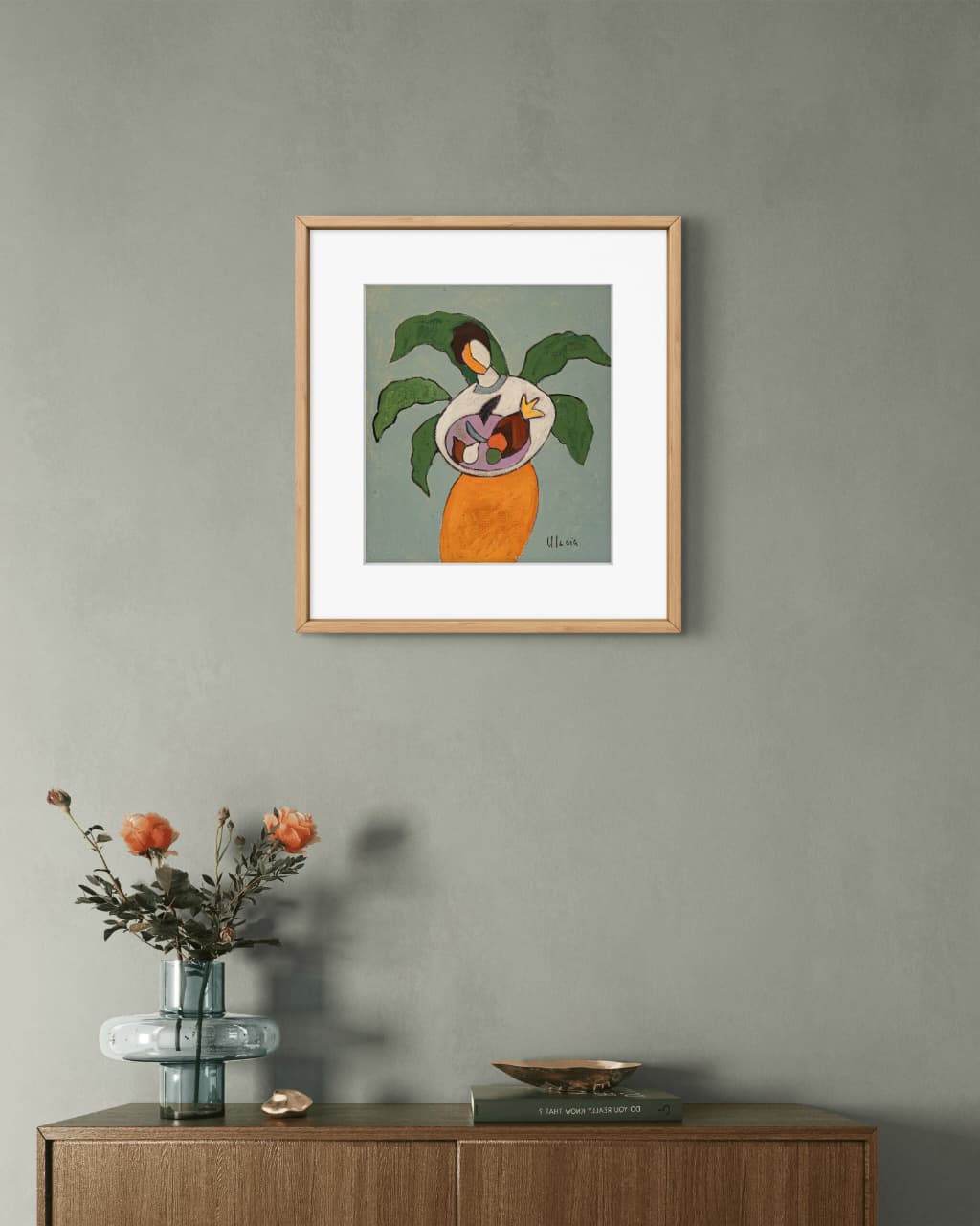 La Frutera by Paloma Ulacia Original Figurative Artwork