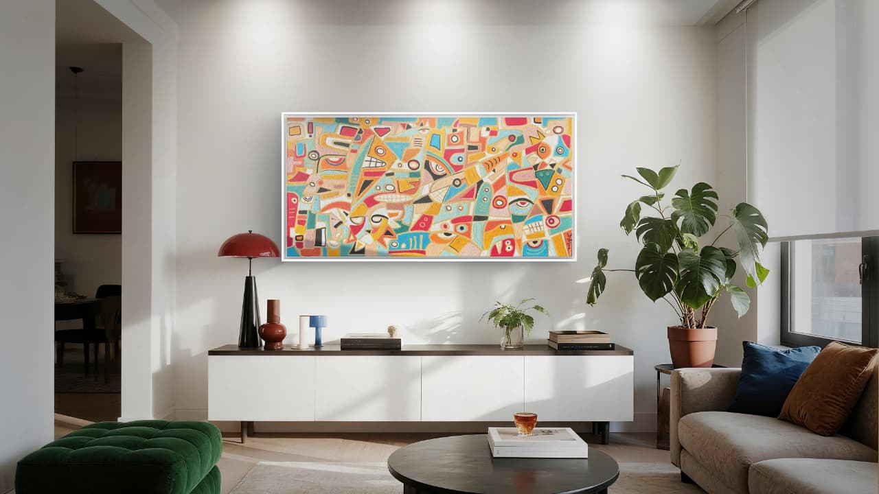 King of the Jungle by Daniel de Polignac Acrylic Painting