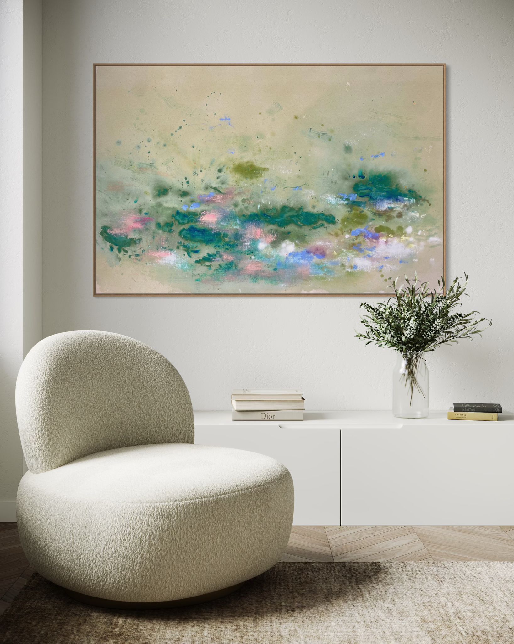 Terreno fértil Original Painting by Nuria Oliva