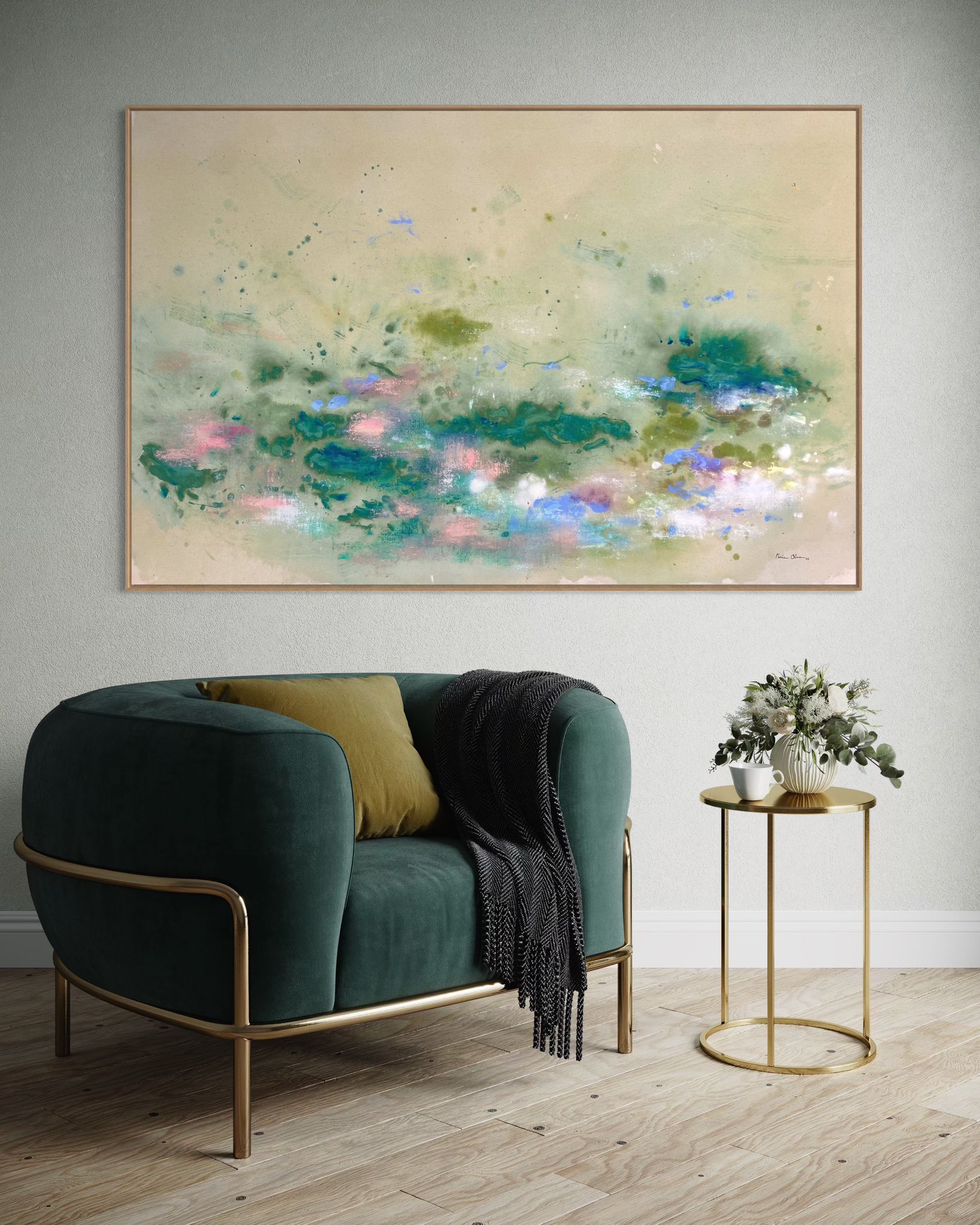 Terreno fértil Original Painting by Nuria Oliva