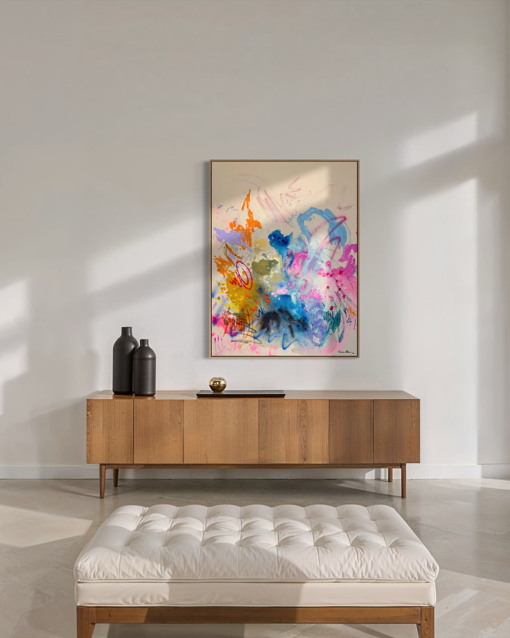 Desde el cielo Original Painting by Nuria Oliva