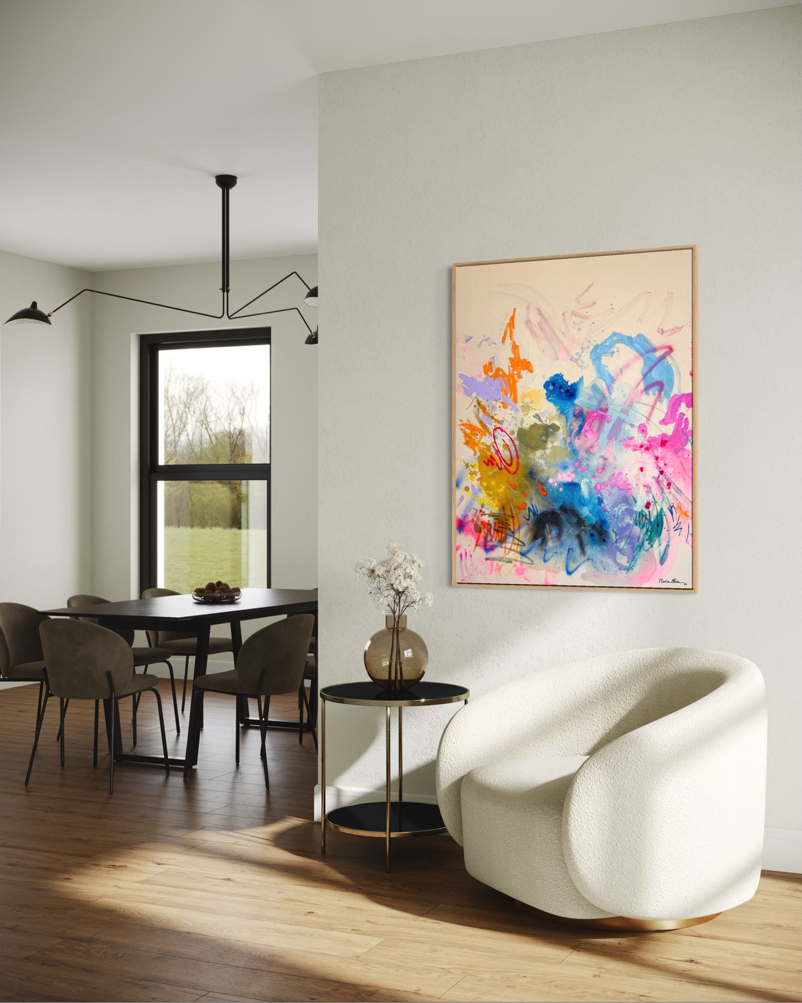 Desde el cielo Original Painting by Nuria Oliva