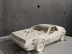 Eroded DeLorean (White) by Daniel Arsham