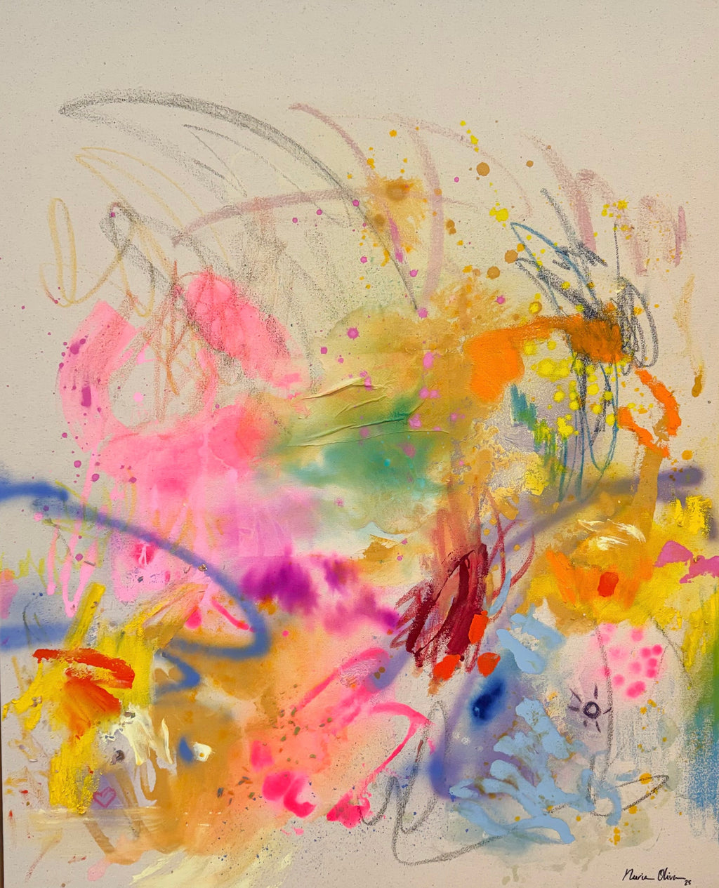 You, painting by Nuria Oliva — Art of NOMA