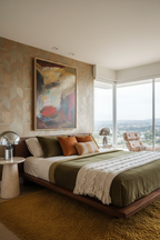 A LANDSCAPE OF INTERRUPTED DREAMS 01 Above Bed in 1970s Bedroom