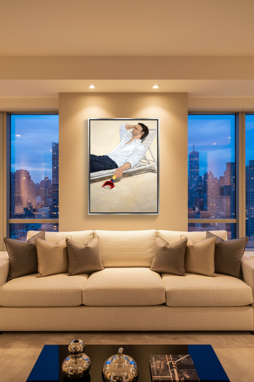 All Work And No Play – Stainless Steel, Natural Lighting