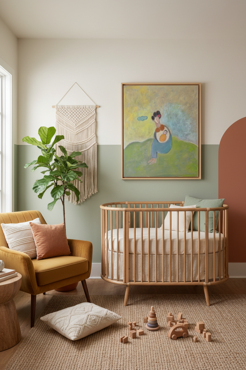 Artwork in nursery - no mat