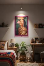 Between the Bloom with Spotlight - Mexico City Bedroom at Night