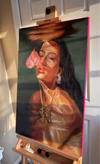 Between the Bloom Original Oil Painting by Katherine Gutt