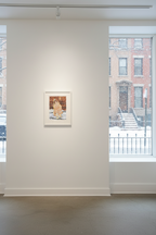 Carrie Bradshaw New Year’s Eve Artwork by Natasha Joseph acrylic and oil pastel on paper