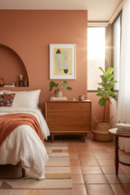 Chanel Mint Green Artwork in Mexico City Bedroom