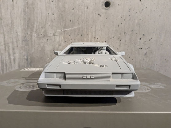 Eroded DeLorean (Gray) by Daniel Arsham